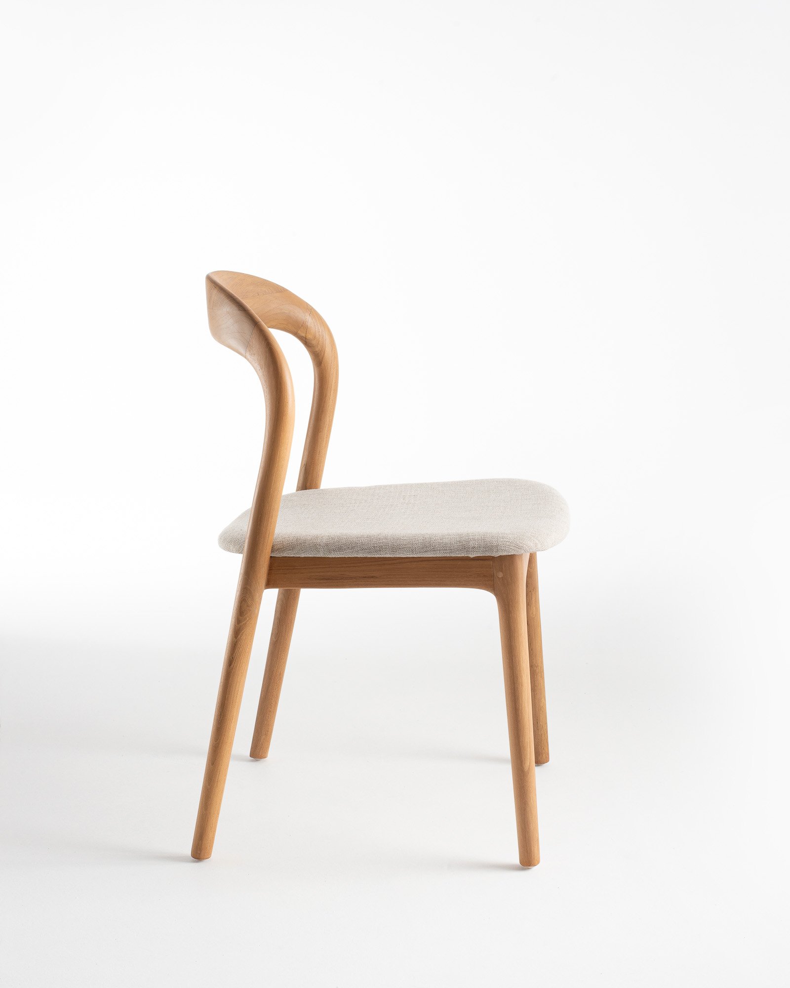 NEVA DINING CHAIR-CUSHION SEAT